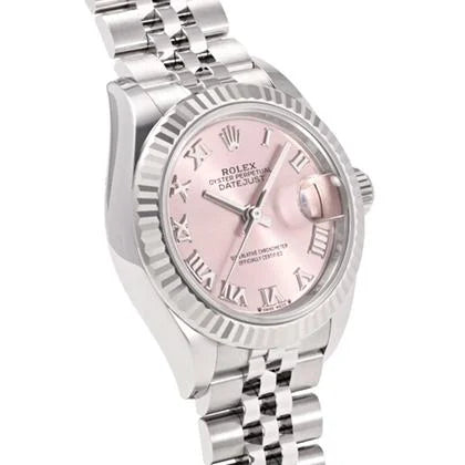 Rolex Lady-Datejust Pink Roman Numeral Dial