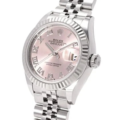 Rolex Lady-Datejust Pink Roman Numeral Dial